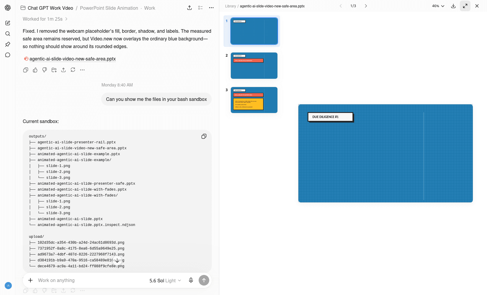 ChatGPT Canvas screenshot