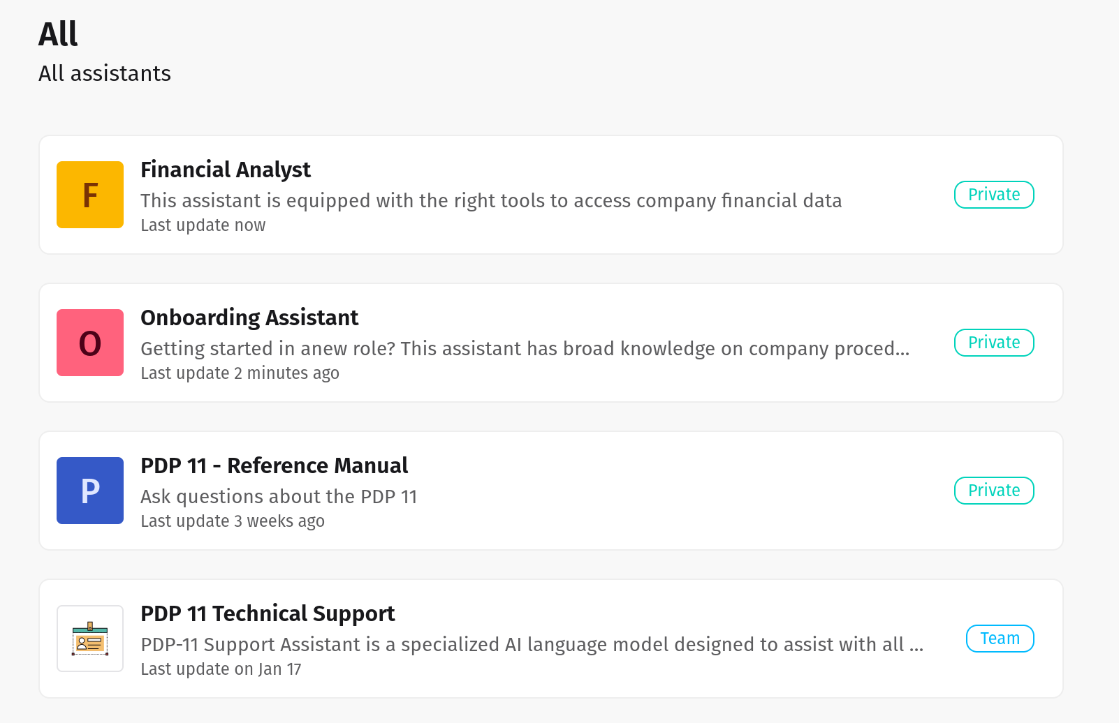 Product screenshot